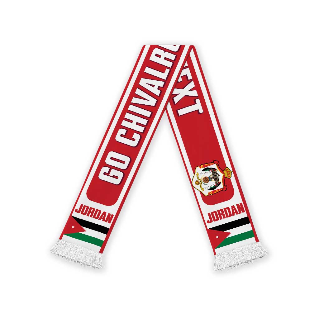 Jordan 2026 Football Personalised Soccer Scarf Go Chivalrous Ones