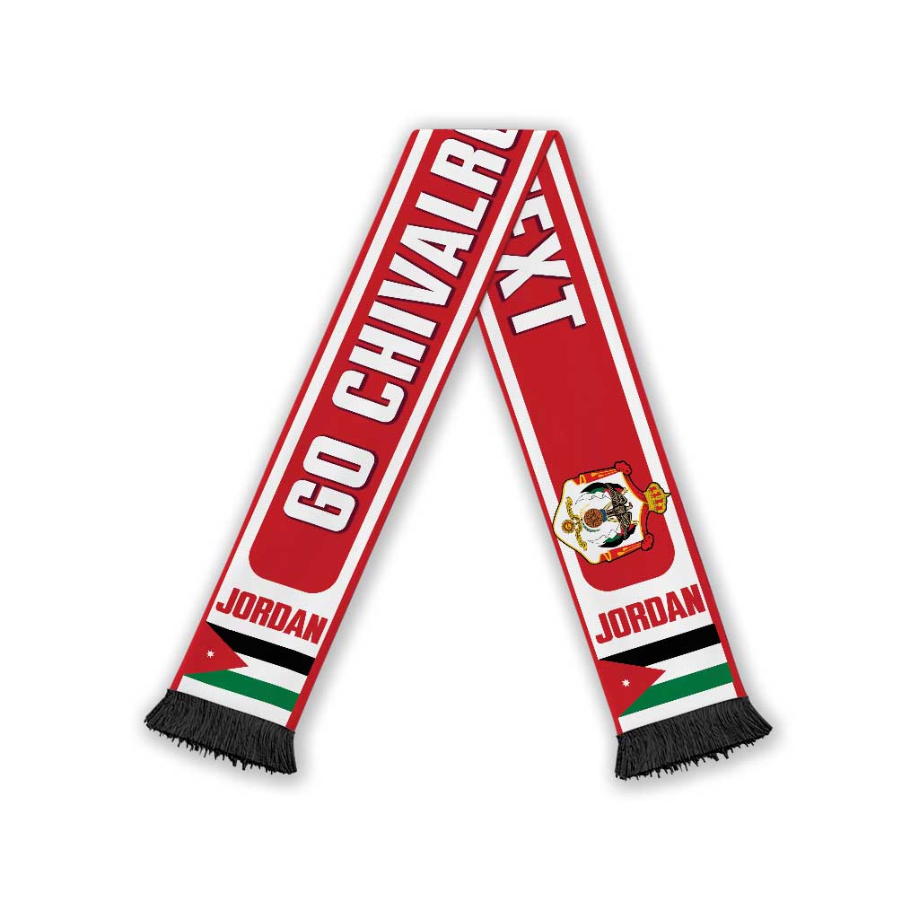 Jordan 2026 Football Personalised Soccer Scarf Go Chivalrous Ones