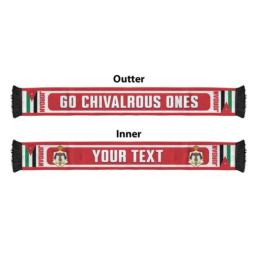 Jordan 2026 Football Personalised Soccer Scarf Go Chivalrous Ones