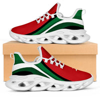 Jordan Football Clunky Sneakers Flag-Inspired Curve Style