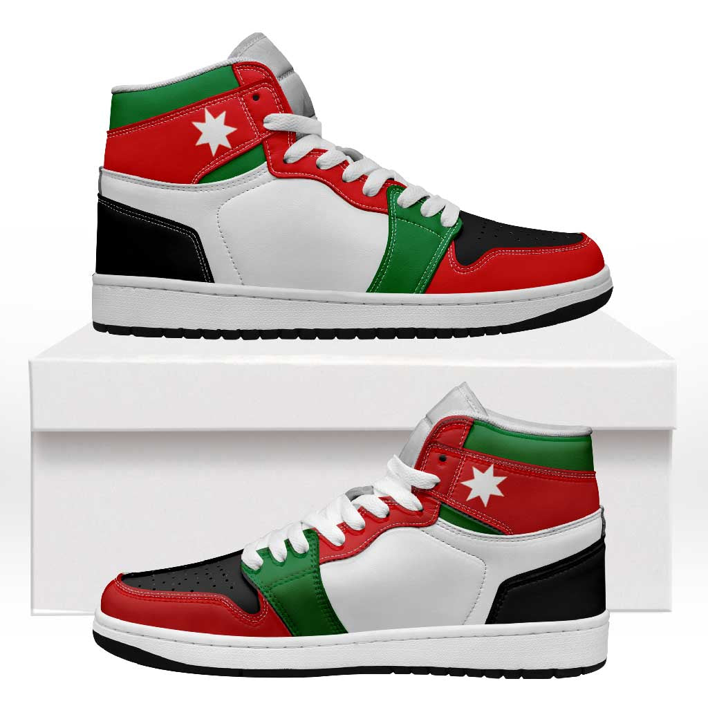 Jordan High Sneakers AJ1 Classic National Flag Style - Wonder Print Shop