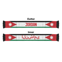 Jordan World Football 2026 Soccer Scarf National Pride Never Stops