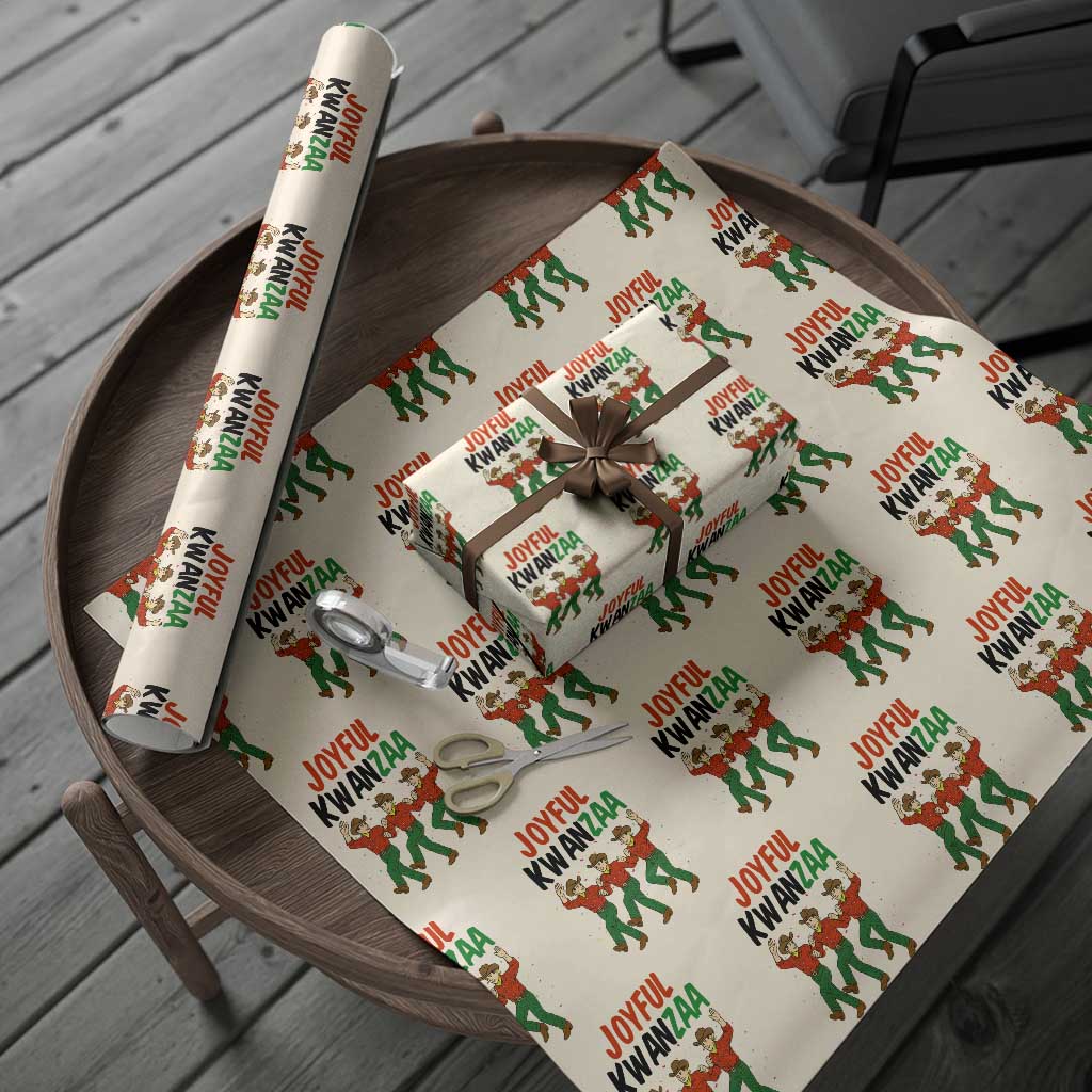 Joyful Kwanzaa Cowboy Wrapping Paper Roll Festival Of Lights African Heritage Gift - Wonder Print Shop