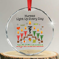 Joyful Kwanzaa Nurse Gift Crystal Glass Ornament Light Up Everyday - Wonder Print Shop