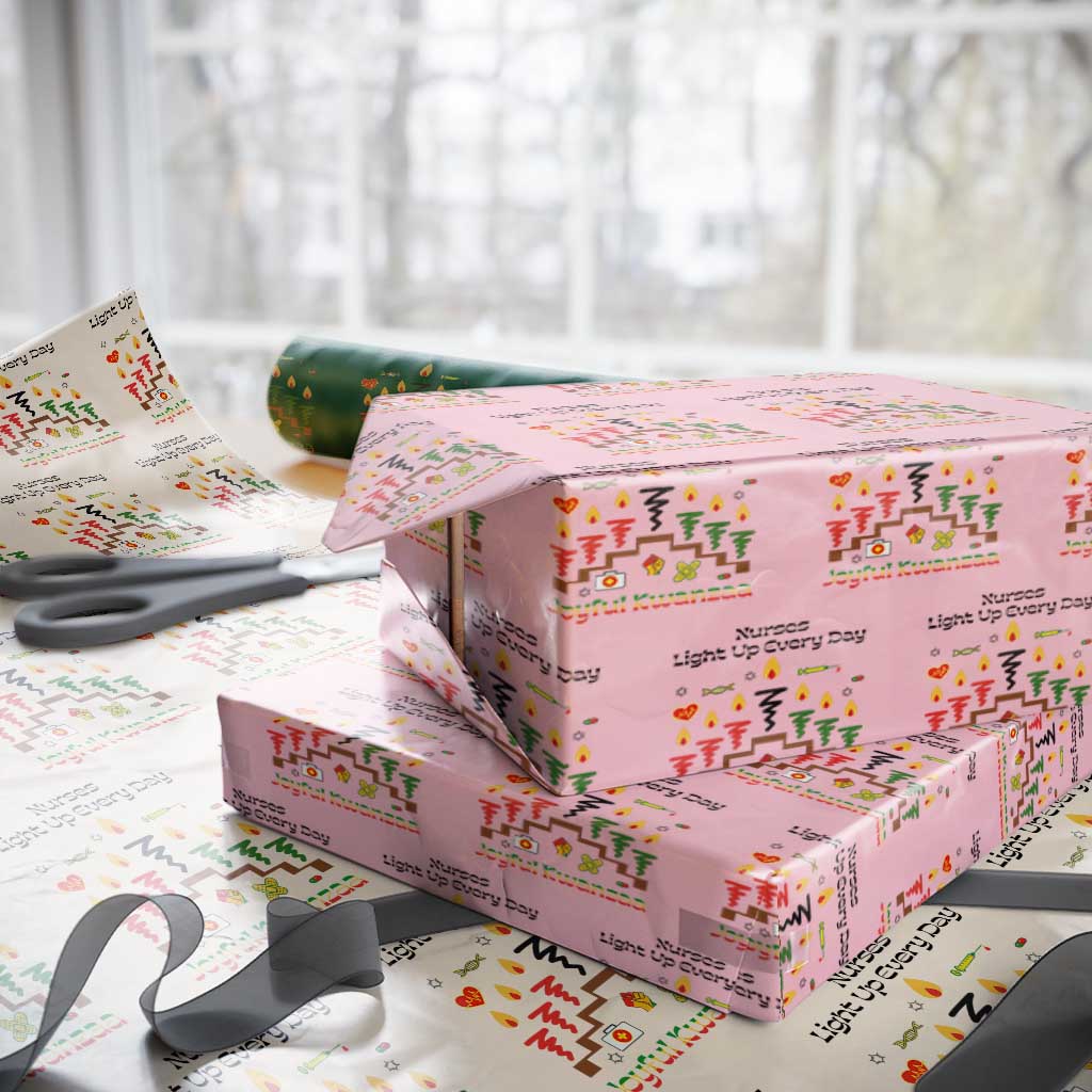 Joyful Kwanzaa Nurse Gift Wrapping Paper Roll Light Up Everyday - Wonder Print Shop