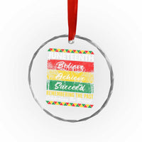 Juneteenth 1865 Crystal Glass Ornament Remembering The Past Black Freedom African Independence Day - Wonder Print Shop