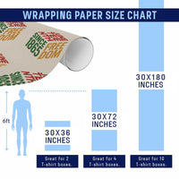 Juneteenth 1865 Freedom Wrapping Paper Roll African American Pride
