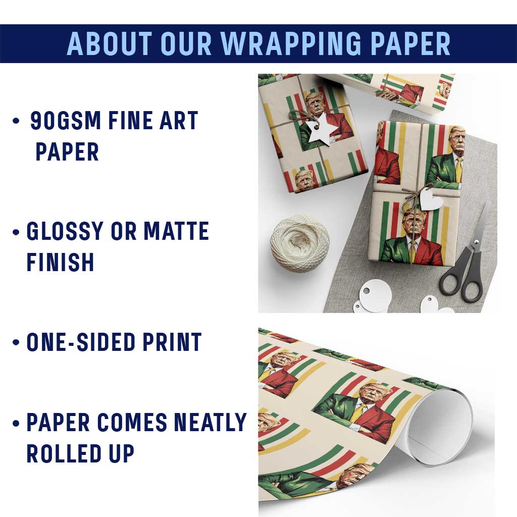 Juneteenth American Leader Inspiration Wrapping Paper Roll 1865 American Heritage Gift