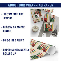 Juneteenth American Leader Inspiration Wrapping Paper Roll 1865 American Heritage Gift