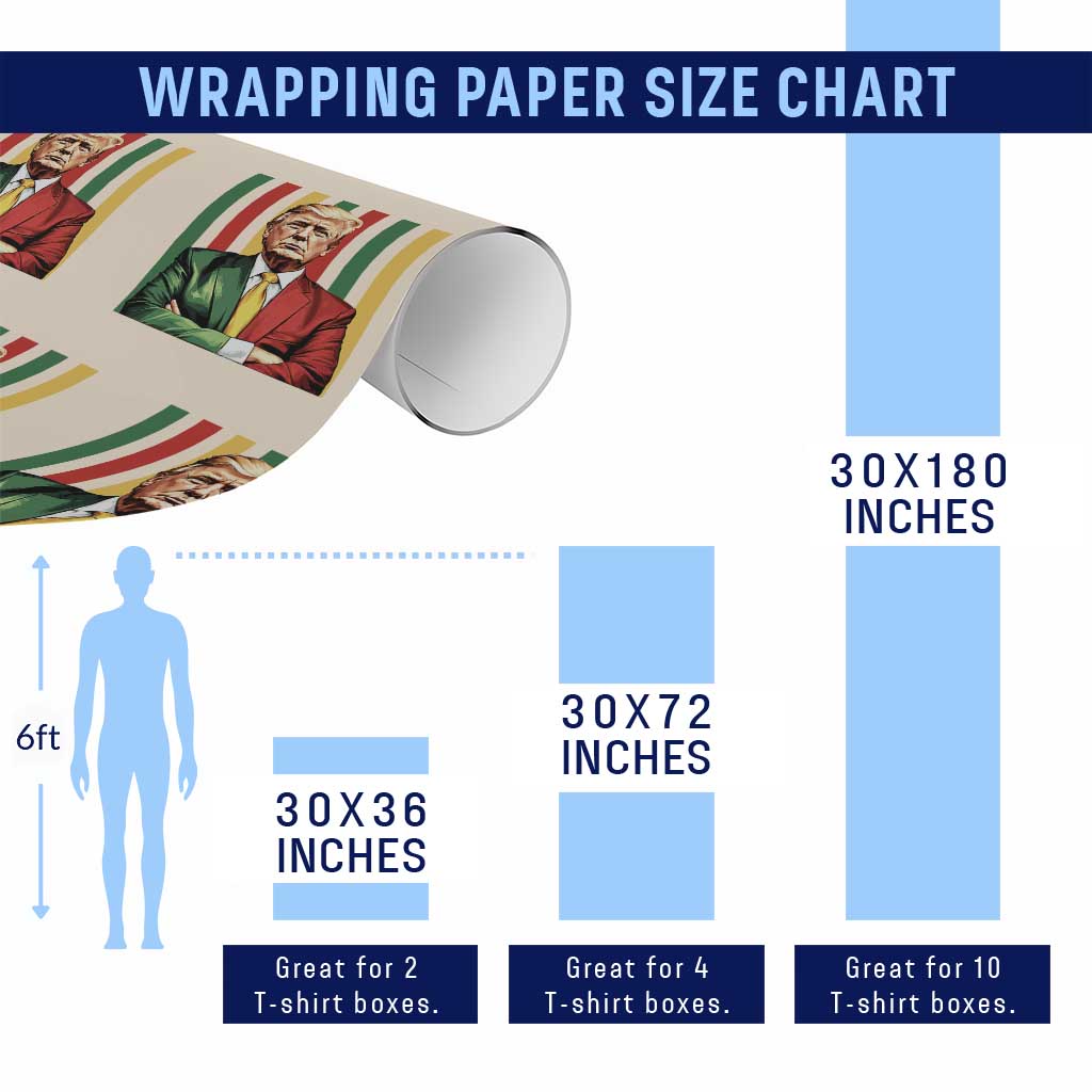 Juneteenth American Leader Inspiration Wrapping Paper Roll 1865 American Heritage Gift