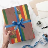 Juneteenth Rooted In Freedom 1865 Wrapping Paper Roll African American Pride