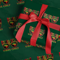 Juneteenth Vibes Only Wrapping Paper Roll Afro Pride Sunglasses Black History Celebration - Wonder Print Shop