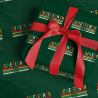 Juneteenth Wrapping Paper Roll Black History Culture Excellence Respect Retro Vintage - Wonder Print Shop