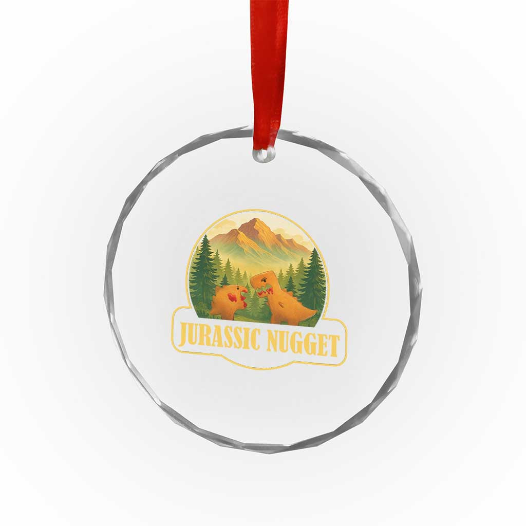 Jurassic Nugget World Dino Crystal Glass Ornament Nugget Lover Gift - Wonder Print Shop