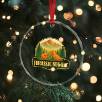 Jurassic Nugget World Dino Crystal Glass Ornament Nugget Lover Gift - Wonder Print Shop