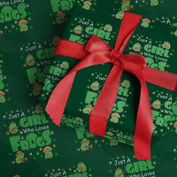 Just A Girl Who Loves Frogs Gift Wrapping Paper Roll - Wonder Print Shop