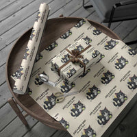 Just A Kitty Who Smashes Balls Wrapping Paper Roll Funny Tennis Cat Gift - Wonder Print Shop