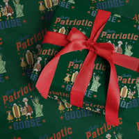 Just A Patriotic Goose Wrapping Paper Roll America 250th Anniversary