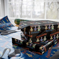 Just A Patriotic Goose Wrapping Paper Roll Funny Freedom Goose Patriotic