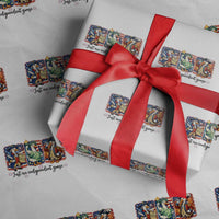 Just An Independent Goose Wrapping Paper Roll Funny Patriotic Goose