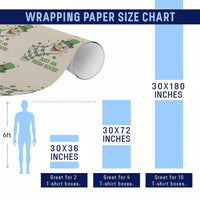 Just An Irish Goose Wrapping Paper Roll Funny St Patricks Day