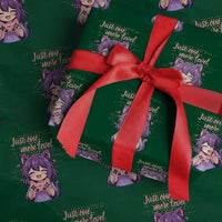 Just One More Game Wrapping Paper Roll Cute Girl Playing Game Humor Gift - Wonder Print Shop