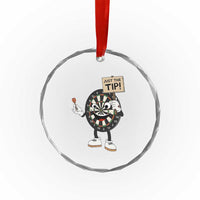 Just The Tip Quote Crystal Glass Ornament Dirty Humor Dartist Gift - Wonder Print Shop
