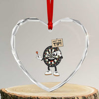 Just The Tip Quote Heart Crystal Glass Ornament Dirty Humor Dartist Gift - Wonder Print Shop