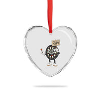 Just The Tip Quote Heart Crystal Glass Ornament Dirty Humor Dartist Gift - Wonder Print Shop