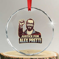 Justice For Alex Crystal Glass Ornament Minneapolis ICU Nurse Hero Support Gift