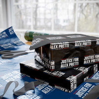 Justice for Alex Pretti Patriotic Wrapping Paper Roll Minneapolis Jan 24 2026 Memorial Tribute