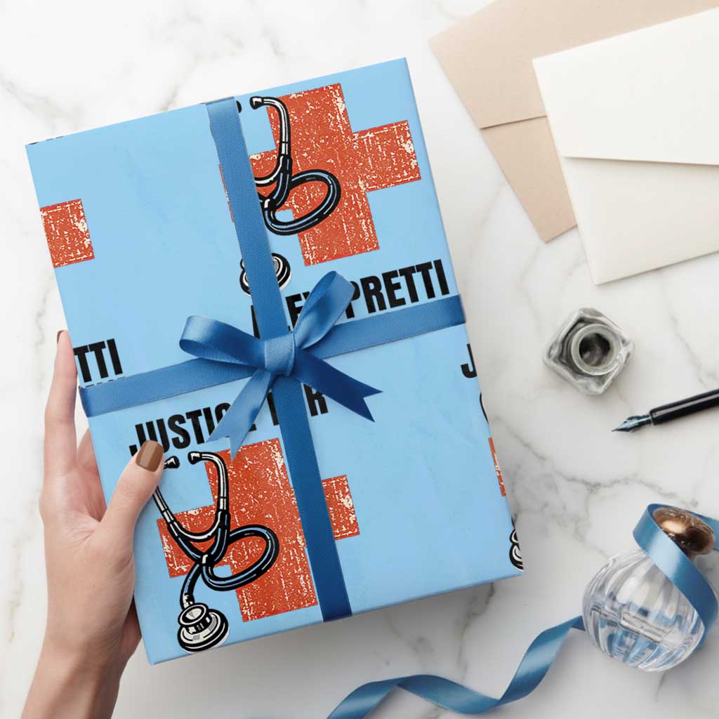 Justice For Alex Pretti Wrapping Paper Roll Minneapolis Support Gift