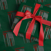 Justice For Alex Pretti Wrapping Paper Roll Minneapolis Tribute 2026 ICU Nurse American Flag