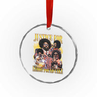 Justice For Lemon Pound Cake Bootleg Graphic Crystal Glass Ornament Retro Rap Free Speech