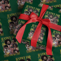 Justice For Lemon Pound Cake Bootleg Graphic Wrapping Paper Roll Retro Rap Free Speech