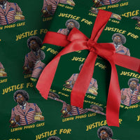 Justice for Lemon Pound Cake Funny Viral  Meme Wrapping Paper Roll Edgy Hip Hop Humor Parody Gift for Rap Fans