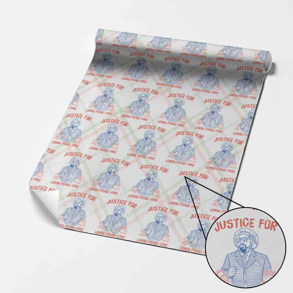 Justice For Lemon Pound Cake Wrapping Paper Roll Viral Trend Free Speech