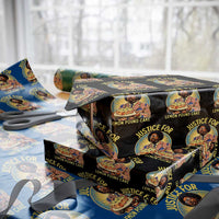Justice for Lemon Pound Cake Patriotic Meme Wrapping Paper Roll Funny Viral Hip Hop Parody for Music Rap Fans