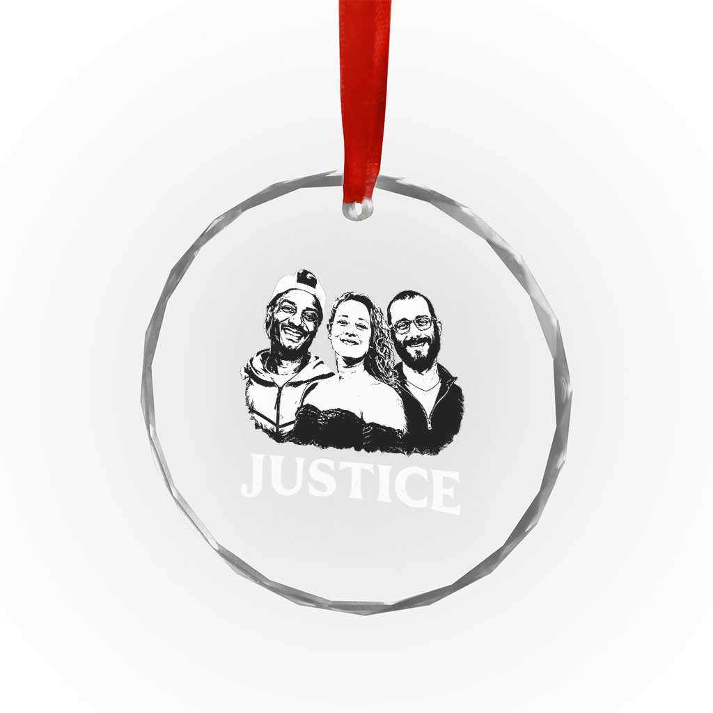 Justice for Porter Pretti Good Memorial Crystal Glass Ornament Rest in Power Tribute Minnesota Protest