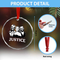 Justice for Porter Pretti Good Memorial Crystal Glass Ornament Rest in Power Tribute Minnesota Protest