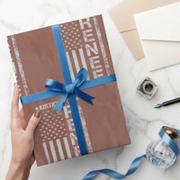 Justice for Renee American Flag Wrapping Paper Roll Minneapolis Jan 8 2026 Memorial Tribute - Wonder Print Shop