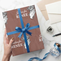 Justice for Renee Wrapping Paper Roll Floral Rose Memorial Minneapolis Jane 8 2026 Tribute - Wonder Print Shop