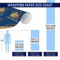 Justice for the Lemon Pound Cake Wrapping Paper Roll Viral Meme Dessert Parody Retro Hip Hop Vibe