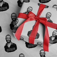Justices for Alex Pretti Wrapping Paper Roll Anti ICE Immigration Protest Human Rights