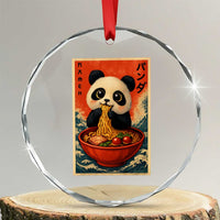 Kawaii Anime Panda Ramen Crystal Glass Ornament Funny Japanese Noodles Anime Lovers - Wonder Print Shop