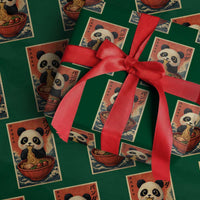 Kawaii Anime Panda Ramen Wrapping Paper Roll Funny Japanese Noodles Anime Lovers - Wonder Print Shop