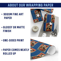 Kawaii Anime Panda Ramen Wrapping Paper Roll Funny Japanese Noodles Anime Lovers - Wonder Print Shop