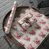 Kawaii Axolotl Eating Ramen Wrapping Paper Roll Japanese Noodles Lover Anime Otaku Manga