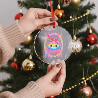 Kawaii Third Grade Glitter Dumpling Printed Graphic Crystal Glass Ornament Cute First Day Back To School for Students Teachers