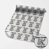 Keep Trying I Can Do This All Day Wrapping Paper Roll Funny Goalie Hockey Player Gift - Wonder Print Shop